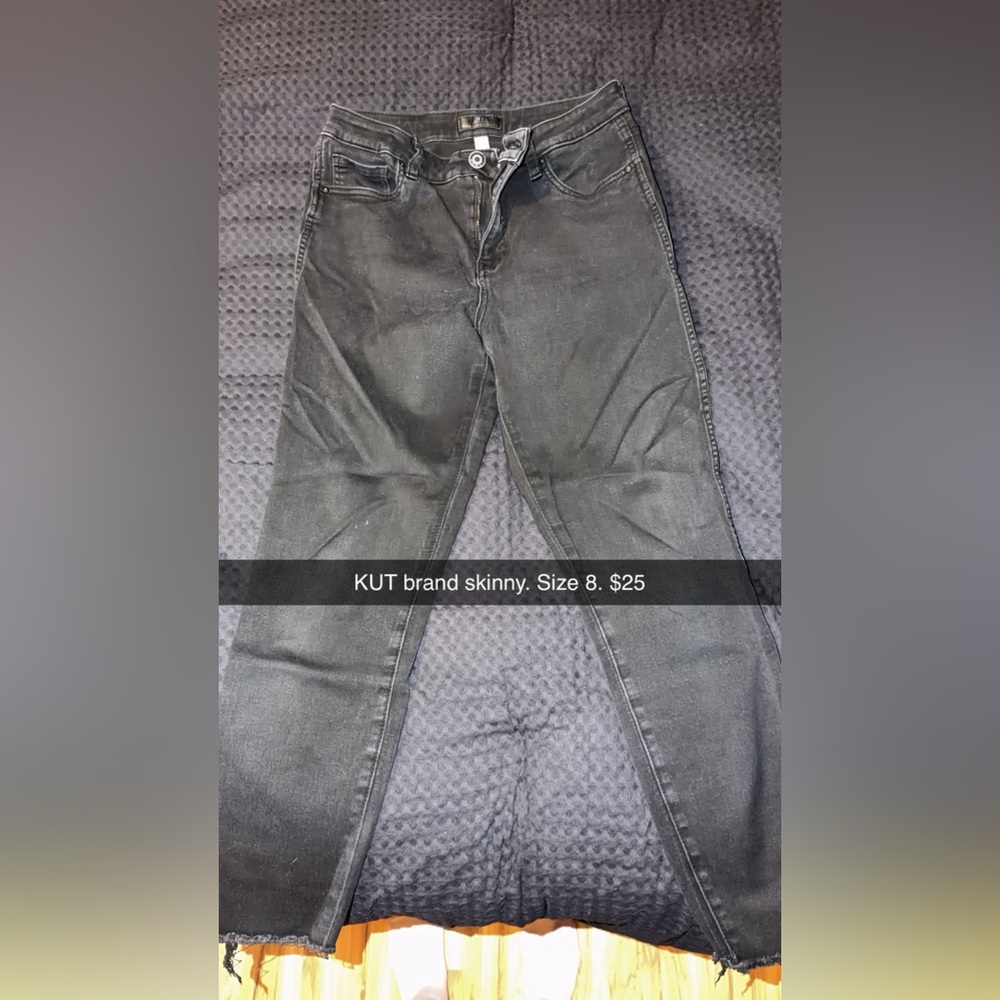 Kut from the Kloth Black Skinny Jeans